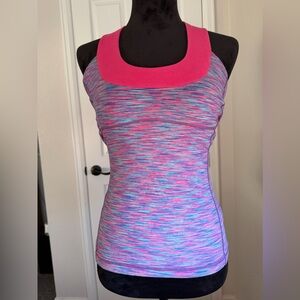 lululemon athletica Pink and Blue Tank Top